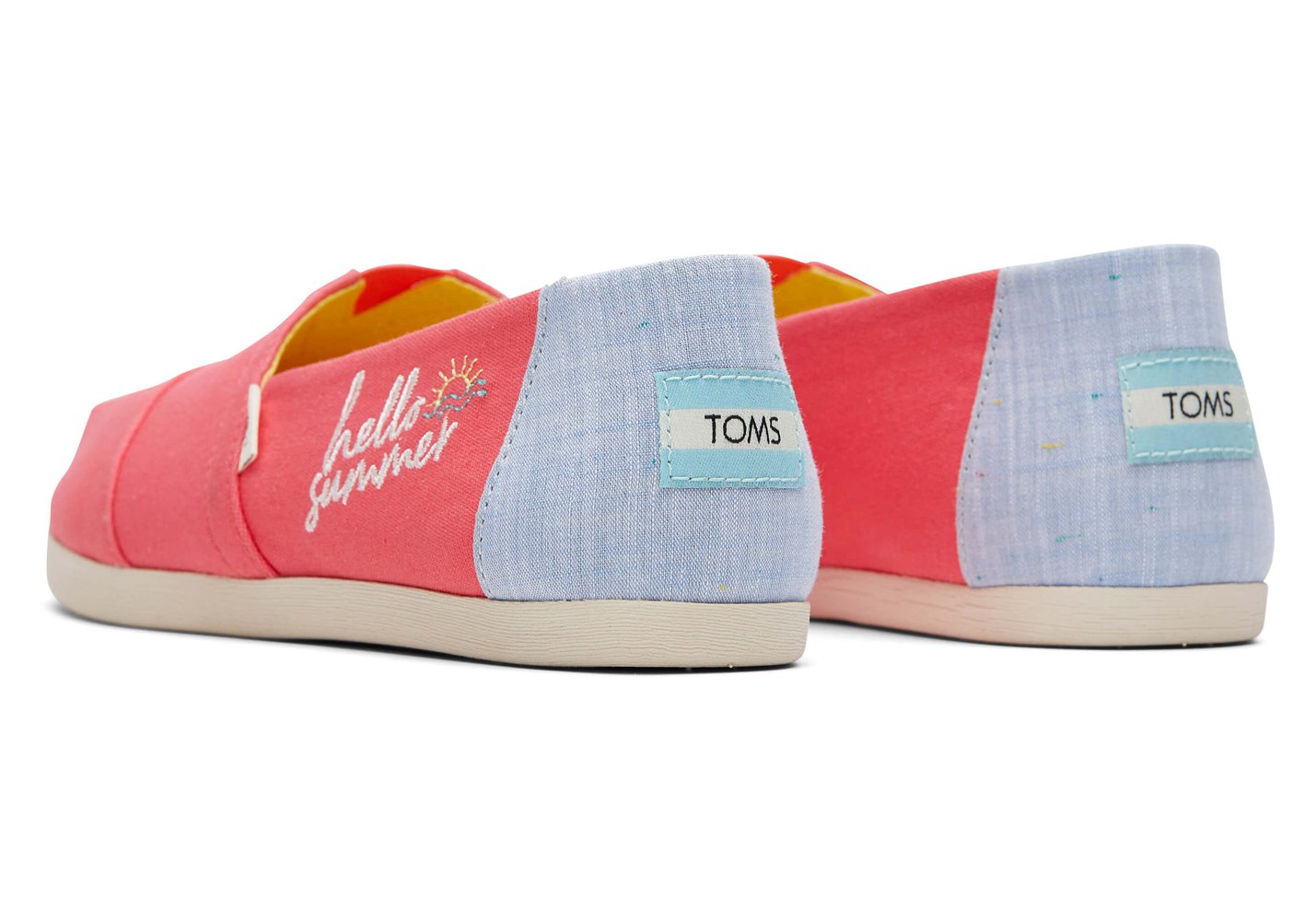 Toms Alpargata Embroidery Espadrille Pink - Womens - 61305-VQNE